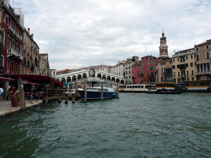 Benátky Venezia Grande Canal Ponto Rialto