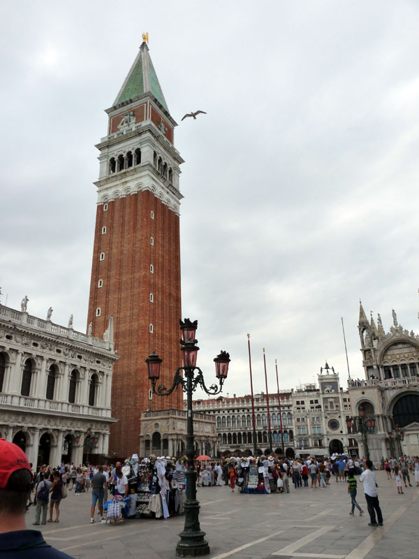 Benátky Venezia zvonice Sv. Marka