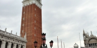 Benátky Venezia zvonice Sv. Marka