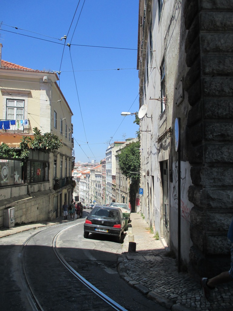 Uličky v centru Lisabonu