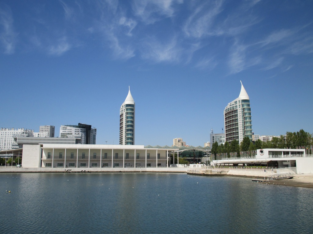 Parque das Nações - areál Expo 1998 s moderní architekturou