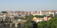 Pohled z Castelo de São Jorge