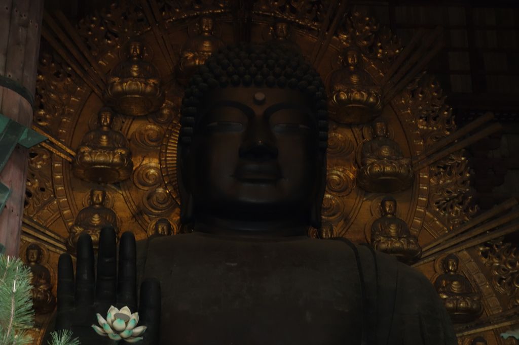Největší bronzová socha Buddhy (Daibucu)