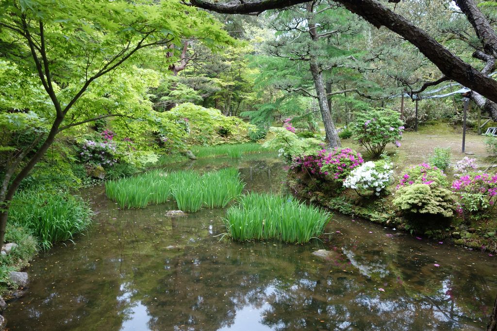 Zahrada patřící ke svatyni Kasuga Taiša