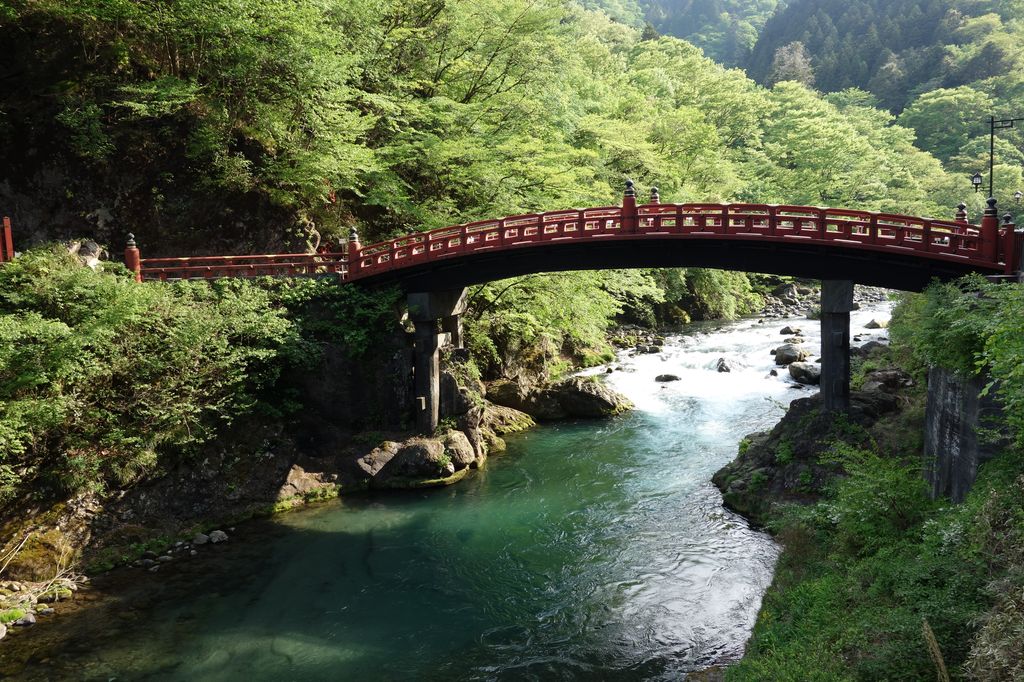 Posvátný most, součást svatyně Futarasan v Nikkó