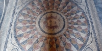 Rhodos město palác velmistů mozaika podlaha