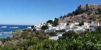 Lindos pohled na akropoli